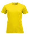 Dames T-shirt Clique New Classic-T Lemon